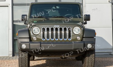 накладки на решітку радіатора для Jeep Wrangler фото