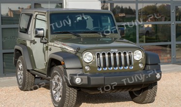 накладки на решітку радіатора для Jeep Wrangler фото