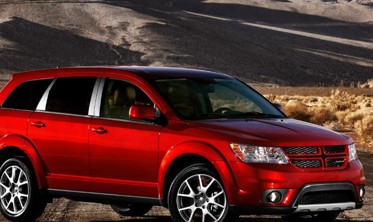 накладка на передний бампер Dodge Journey, Fiat Freemont фото