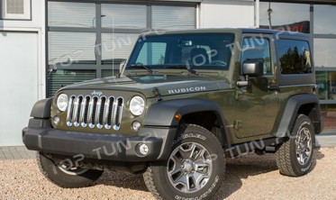 накладки на решітку радіатора для Jeep Wrangler фото
