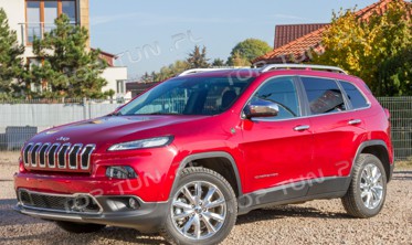 хром накладки на зеркала Jeep Cherokee фото