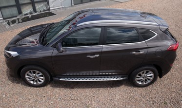 пороги (подножки боковые) Hyundai Tucson фото