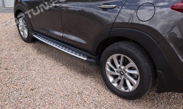 пороги (підніжки бічні) Hyundai Tucson фото