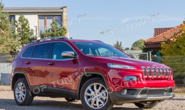 хром накладки на зеркала Jeep Cherokee фото