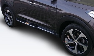 пороги (подножки боковые) Hyundai Tucson фото