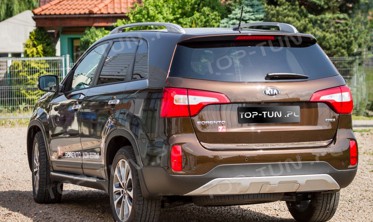 хром накладка на крышку багажника Kia Sorento (нижняя) фото
