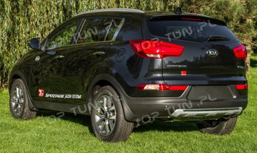 накладки на передний и задний бампер Kia Sportage R фото