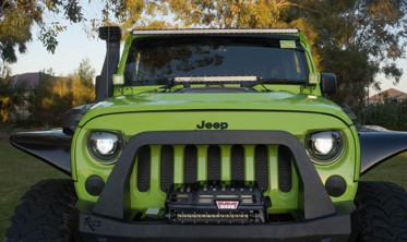 Тюнинговая решетка Monster для Jeep Wrangler JK фото