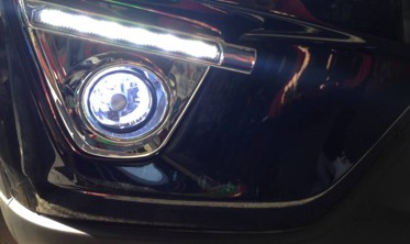 рамки противотуманок передних с LED огнями Mazda CX-5 фото