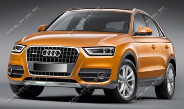 комплект накладок Audi Q3 (передня+задня) фото