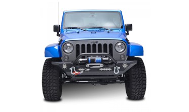 передній бампер для Jeep Wrangler JK/JL з діодами фото