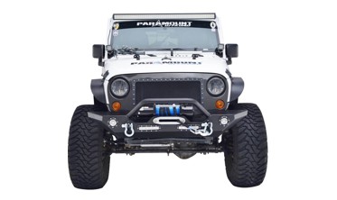 передний бампер для Jeep Wrangler JK / JL с диодами фото