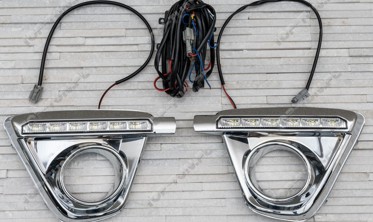 рамки противотуманок передних с LED огнями Mazda CX-5 фото