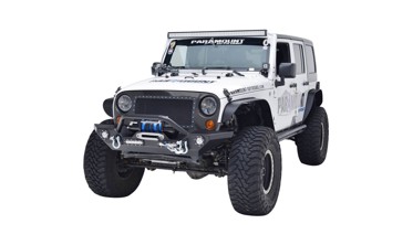 передний бампер для Jeep Wrangler JK / JL с диодами фото