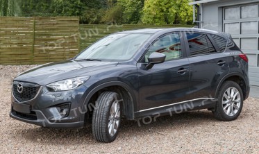 накладки на пороги из нержавеющей стали MAZDA CX5 фото