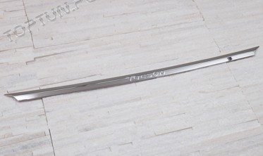 Хром накладка на капот Hyundai Tucson фото
