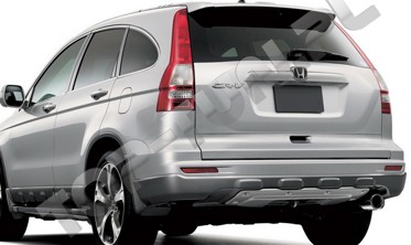 захисна накладка під задній бампер Honda CRV фото