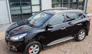 пороги (подножки боковые) Hyundai IX35 в силе BMW фото