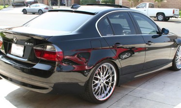бленда (спойлер на скло) BMW E90 стиль Schnitzer фото