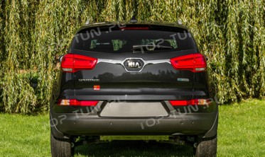 хром накладка на крышку багажника Kia Sportage (верхняя) фото