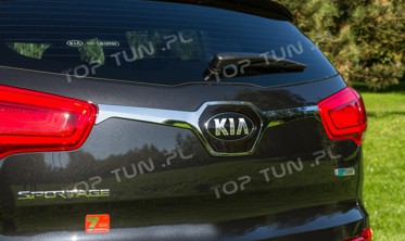 хром накладка на крышку багажника Kia Sportage (верхняя) фото