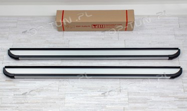 пороги (подножки боковые) Hyundai Tucson / Kia Sportage фото
