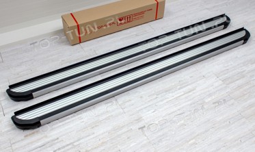 пороги (подножки боковые) Hyundai Tucson / Kia Sportage фото