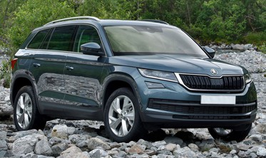 накладка на бампер с загибом Skoda Kodiaq  фото