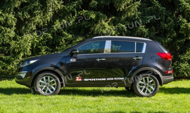 Листвы стоек дверей Kia Sportage  фото
