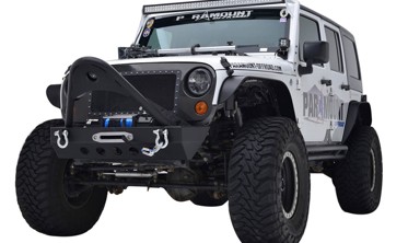 передний бампер Jeep Wrangler JK стиль STINGER фото
