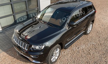 пороги (подножки боковые) Jeep Grand Cherokee фото