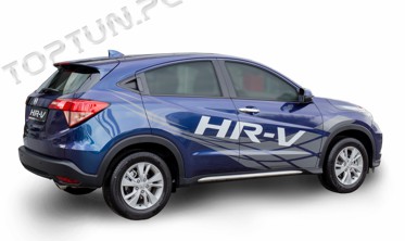 накладки під бічні двері Honda HRV фото