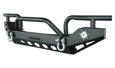 передний бампер HUNTER для Jeep Wrangler YJ/TJ с диодами фото