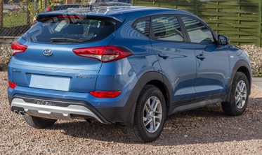 комплект накладок на бампера Hyundai Tucson ABS фото