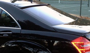 Бленда (спойлер на скло) Mercedes S W221 фото