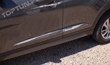 накладки на бічні двері Hyundai Tucson фото