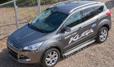 пороги (подножки боковые) Ford Kuga II фото