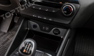 декоративные накладки передней панели Hyundai Tucson фото