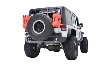 задній бампер для Jeep Wrangler JK із кріпленням під запаску фото
