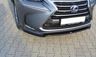 Тюнінговий дифузор переднього бампера Lexus NX Mk1 вер.1 фото