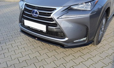 Тюнінговий дифузор переднього бампера Lexus NX Mk1 вер.1 фото