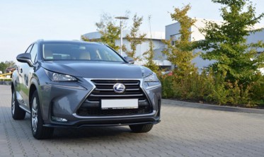 Тюнінговий дифузор переднього бампера Lexus NX Mk1 вер.1 фото