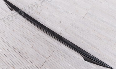 накладка на крышку багажника Nissan Qashqai (carbon) фото