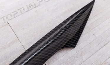 накладка на крышку багажника Nissan Qashqai (carbon) фото