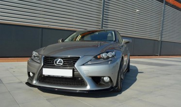 Передний диффузор бампера Lexus IS Mk3 вер.1 фото