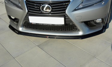 Передний диффузор бампера Lexus IS Mk3 вер.1 фото