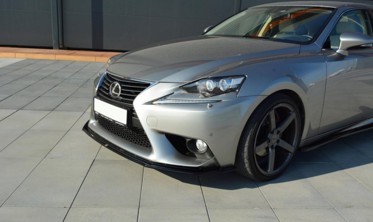 Передний диффузор бампера Lexus IS Mk3 вер.1 фото