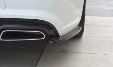 Боковые диффузоры заднего бампера Audi S6 / A6 S-line C7 FL Avant фото