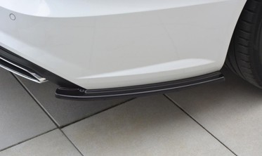 Боковые диффузоры заднего бампера Audi S6 / A6 S-line C7 FL Avant фото