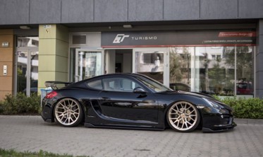 Боковые диффузоры порогов Porsche Cayman Mk2 981C фото